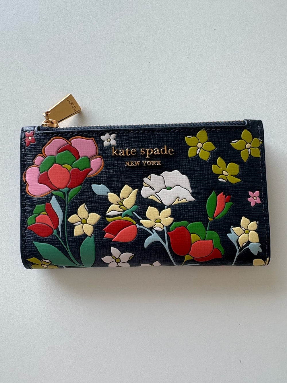 Kate Spade New York Navy Floral Wallet